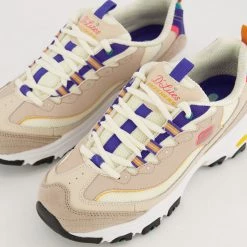 Skechers Cream Leather Classic Trainers 7 Skechers Cream Leather Classic Trainers -Women Trainers store 25865119 large wl 03