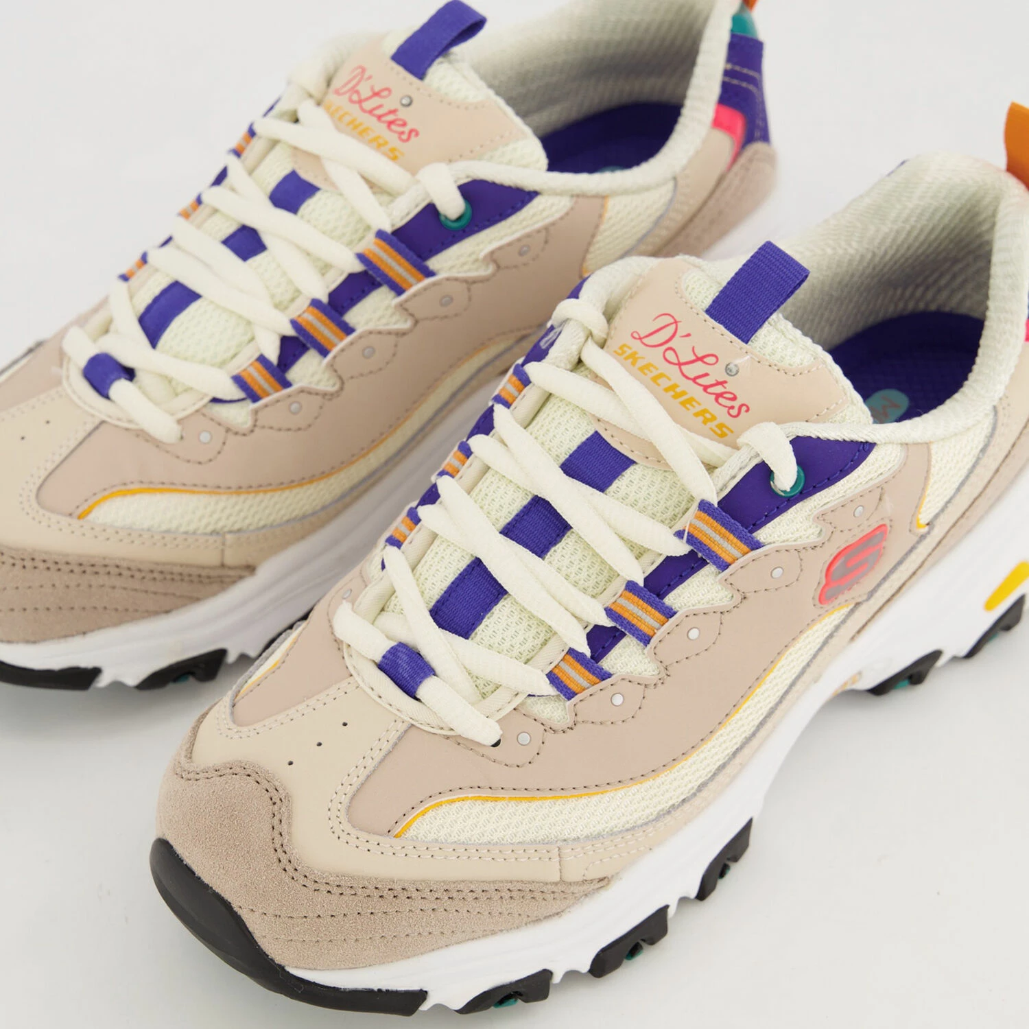 Skechers Cream Leather Classic Trainers 5 Skechers Cream Leather Classic Trainers - Image 3