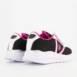 U.S. Polo Assn Black & Pink Lila Trainers 6 U.S. Polo Assn Black & Pink Lila Trainers -Women Trainers store 25897815 large wl 02