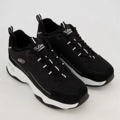 Skechers Black D Lites 4.0 Trainers