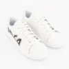 MCQ White Logo Tennis Trainers