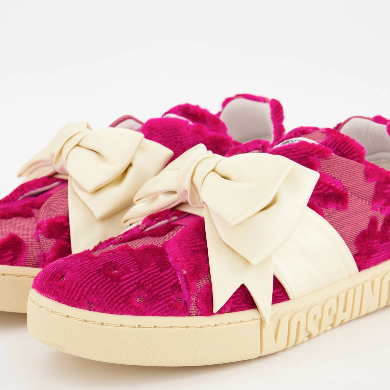 Moschino Milano Pink Bow Trainers 4 Moschino Milano Pink Bow Trainers - Image 3