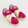 Moschino Milano Pink Velvet Bow Tie Trainers -Women Trainers store 77319381 large wl 01