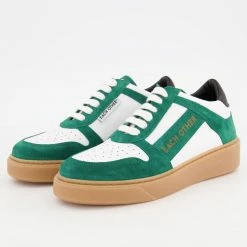 Each Other Green Leather Branded Trainers 7 Each Other Green Leather Branded Trainers -Women Trainers store 77322888 large wl 03